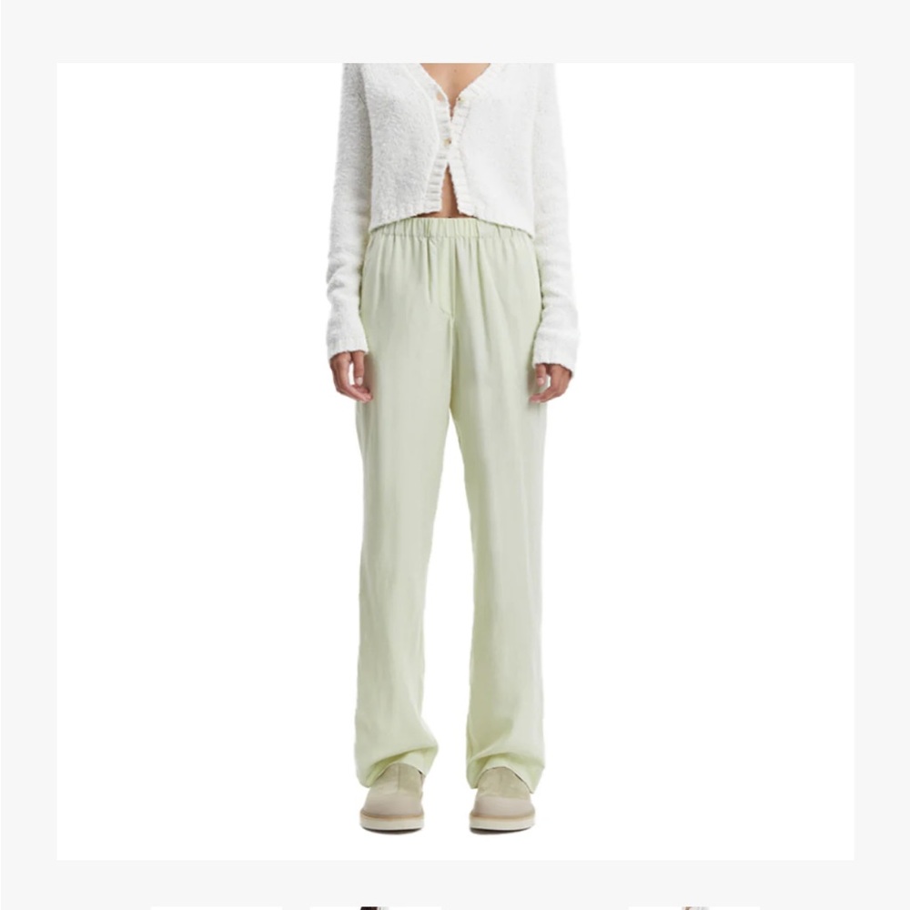Samsøe & Samsøe Hoys Straight Pants in Sage Green